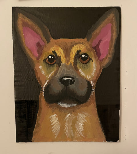 11 x 14" Painted Pet Portrait