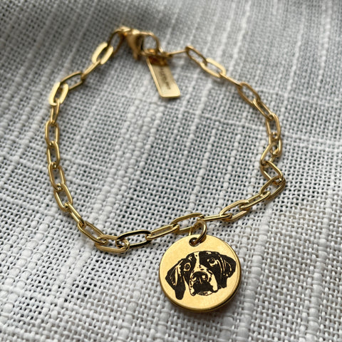 Charm Pet Portrait Bracelet