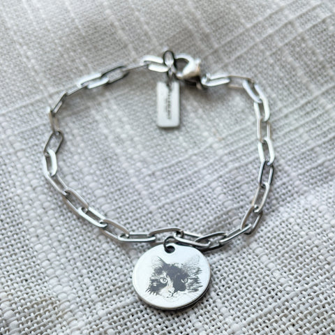 Charm Pet Portrait Bracelet