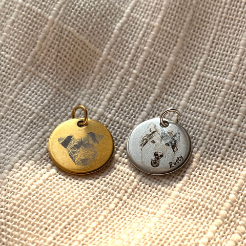 Custom Pet Portrait Pendant
