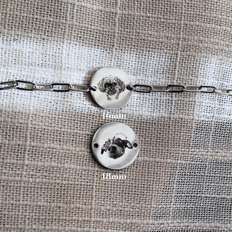 Hand-drawn Pet Portrait Bracelet