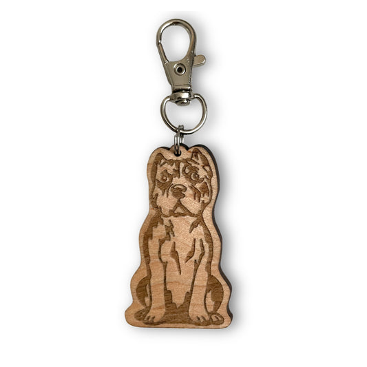 American Bulldog Keychain