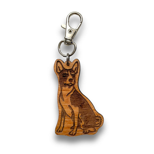 Basenji Keychain