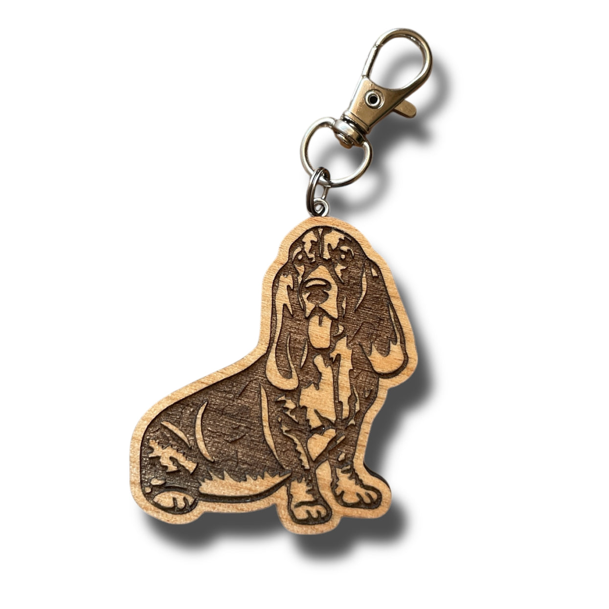 Basset Hound Keychain