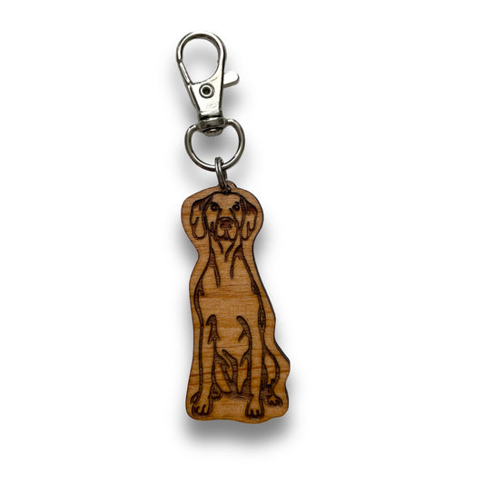 Blue Lacy Keychain