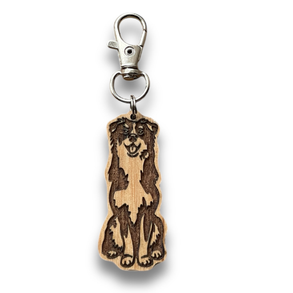 Border Collie Keychain