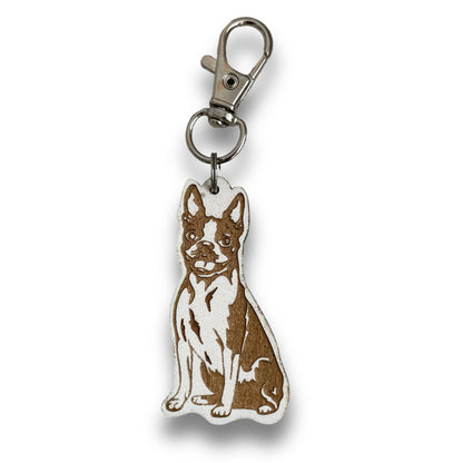 Boston Terrier Keychain