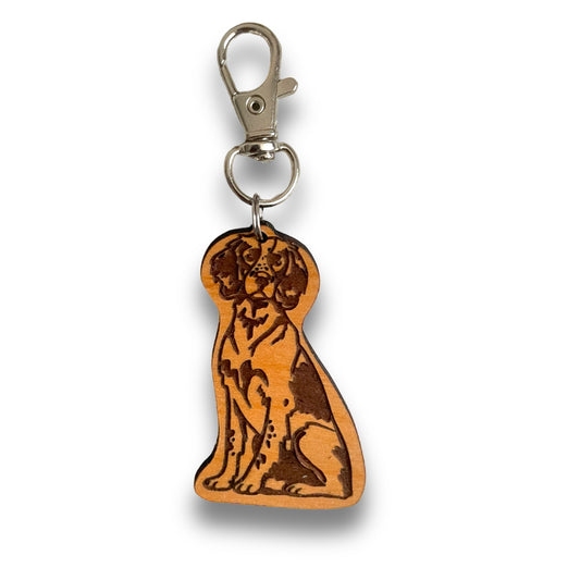 Brittany Spaniel Keychain