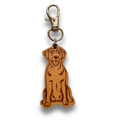 Brown/Red Labrador Retriever Keychain