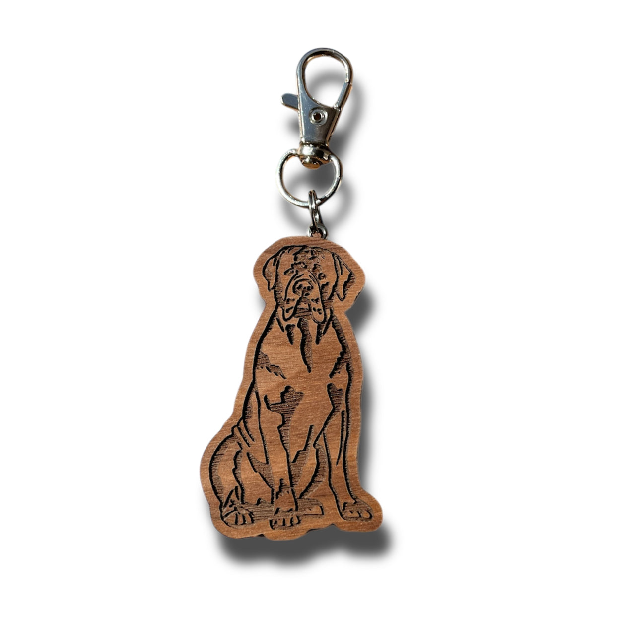 Natural Cane Corso/Italian Mastiff Keychain