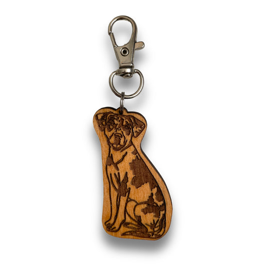 Catahoula Leopard Dog Keychain