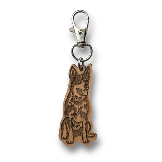 Australian Cattle Dog Keychain