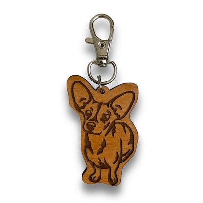 Cheweenie (Short Haired) Keychain