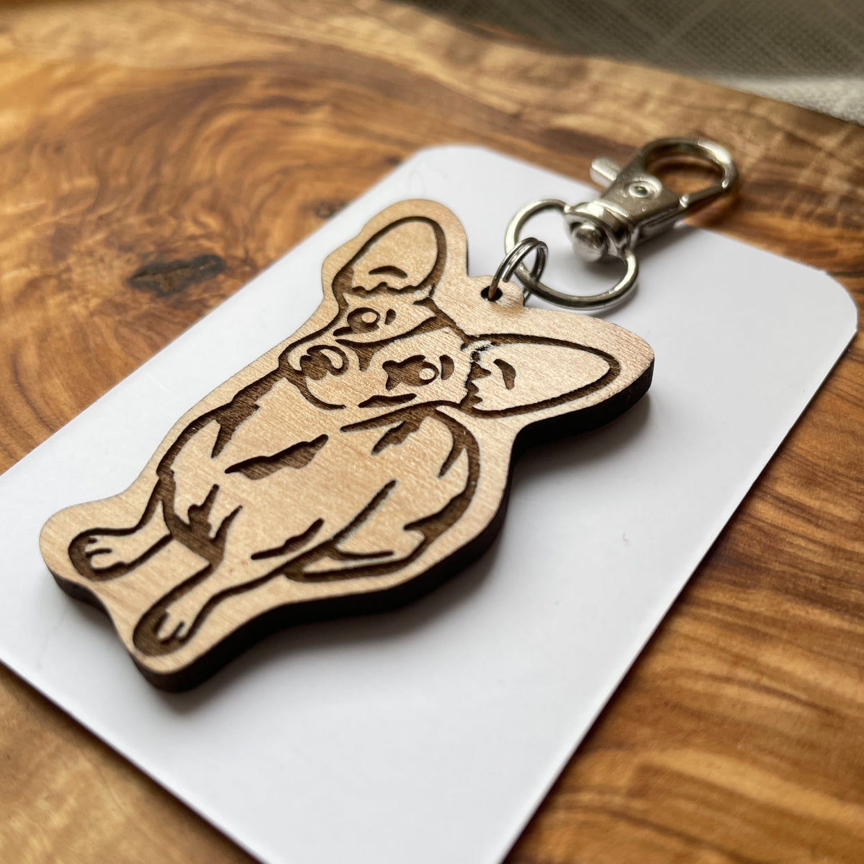 Cheweenie (Short Haired) Keychain