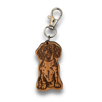 Dapple Dachshund Keychain