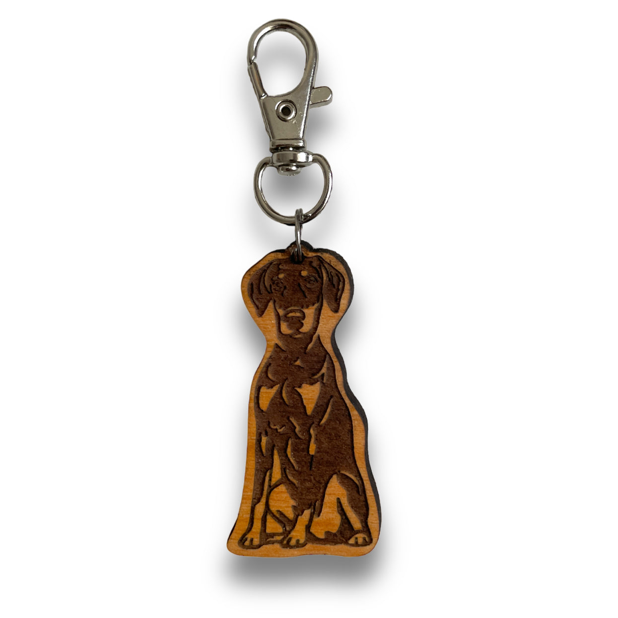 Doberman (natural ears) Keychain