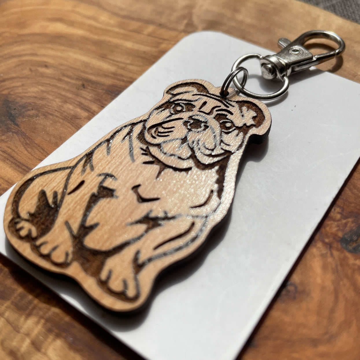 Old English Bulldog Keychain