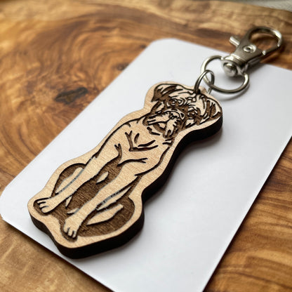 Dogue de Bordeaux Keychain