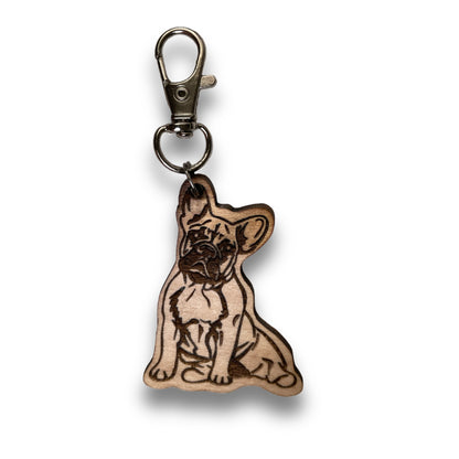 French Bulldog (Solid-Color) Keychain