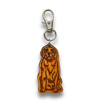 Golden Retriever Keychain