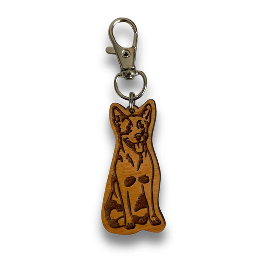 Red Heeler Keychain