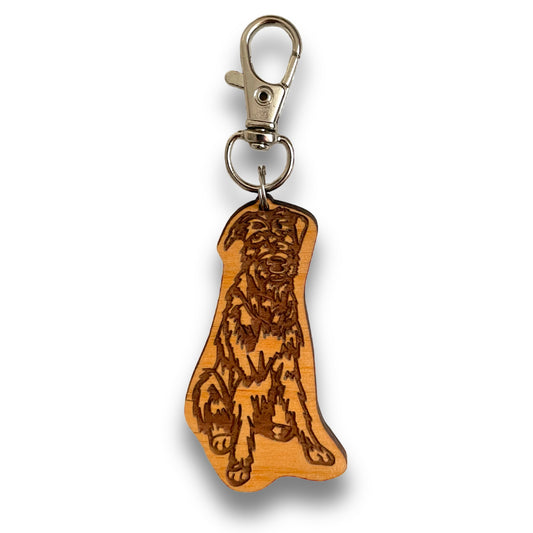 Irish Wolfhound Keychain