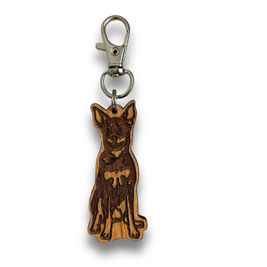 Australian Kelpie Keychain