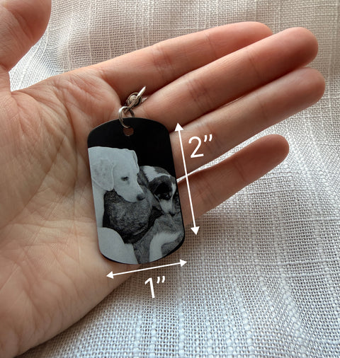 Custom Photo Engraved Keychain