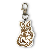 Lionhead Rabbit Keychain