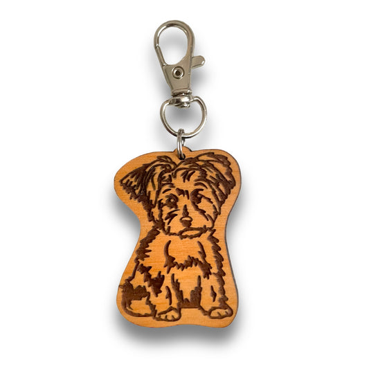 Morkie Keychain