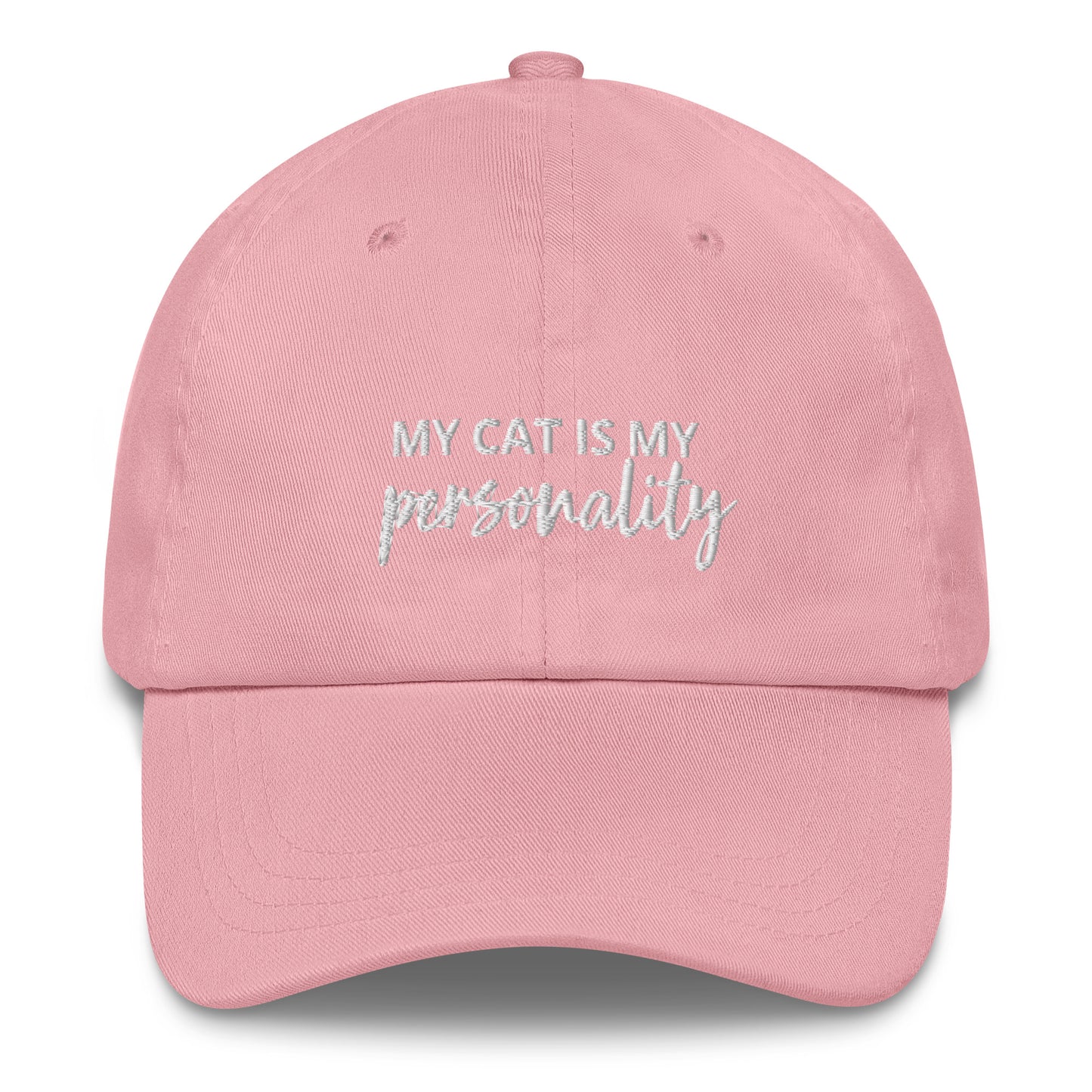 "My Cat is My Personality" Embriodered Hat