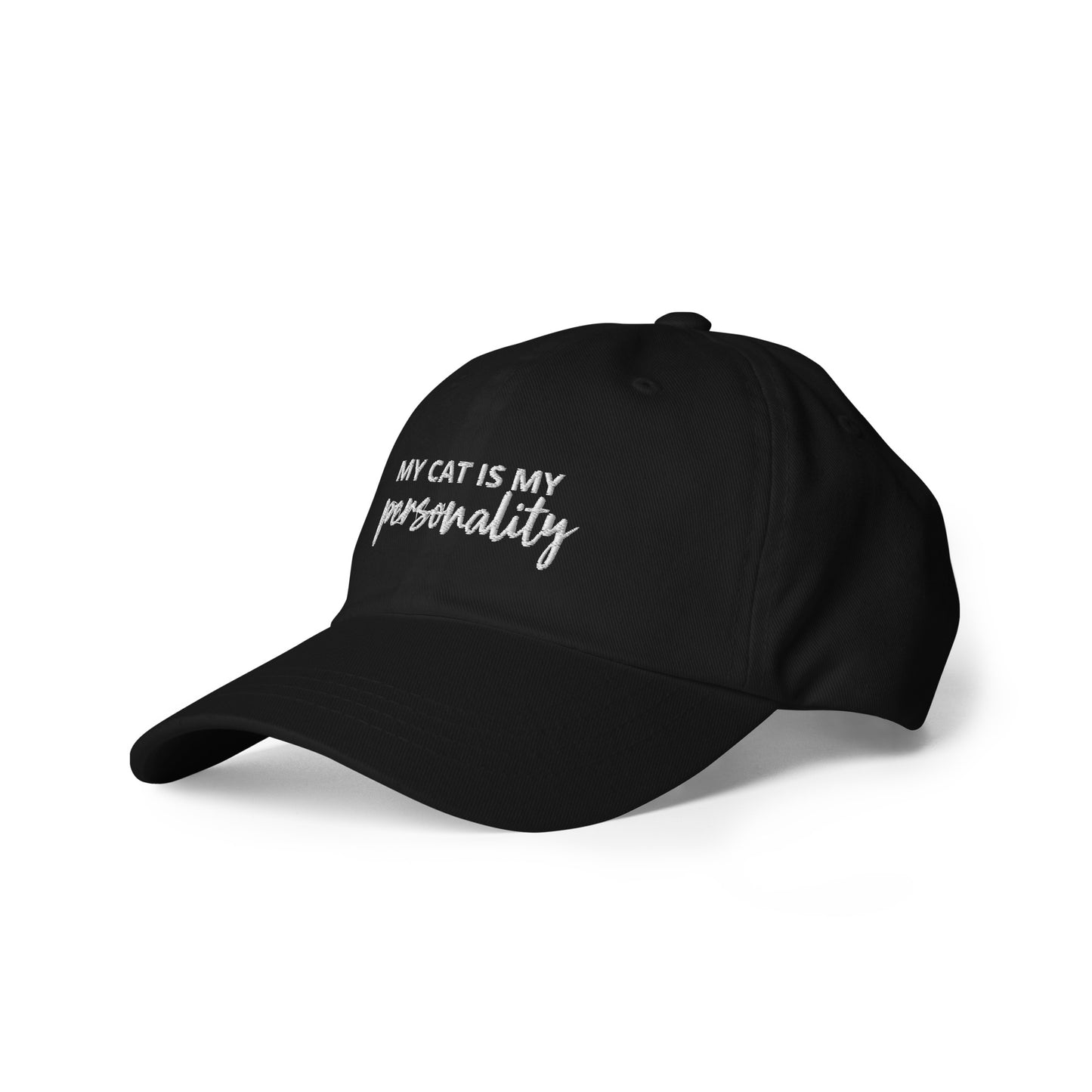 "My Cat is My Personality" Embriodered Hat