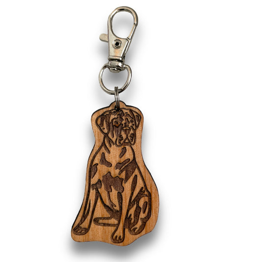 Cane Corso/Italian Mastiff (natural ears) Keychain