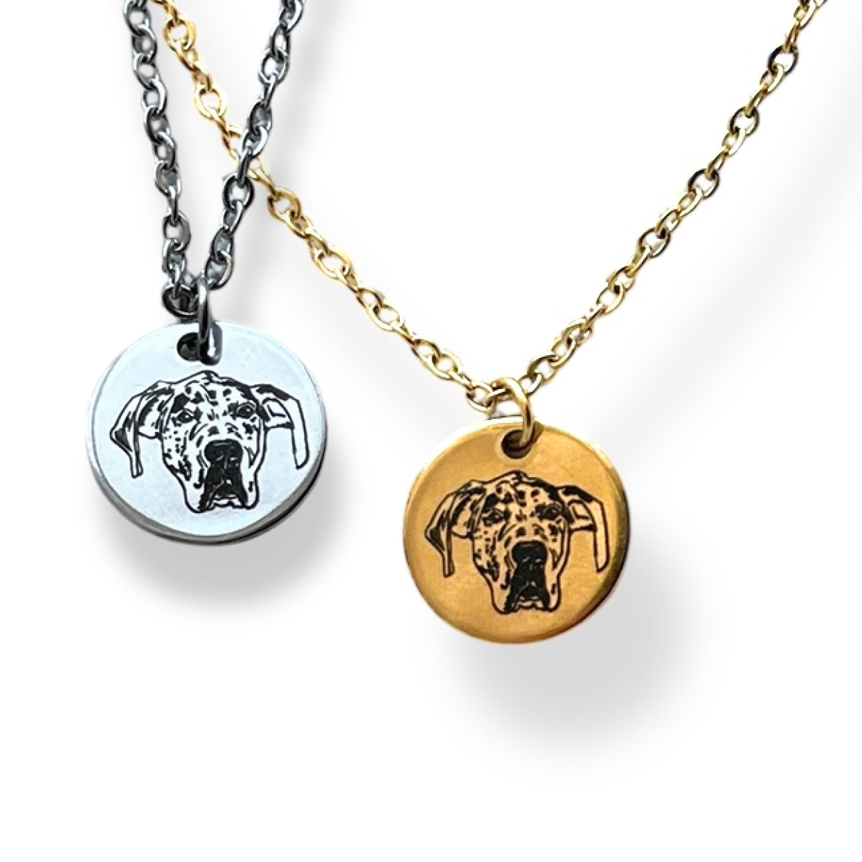 Hand-drawn Pet Portrait Necklace