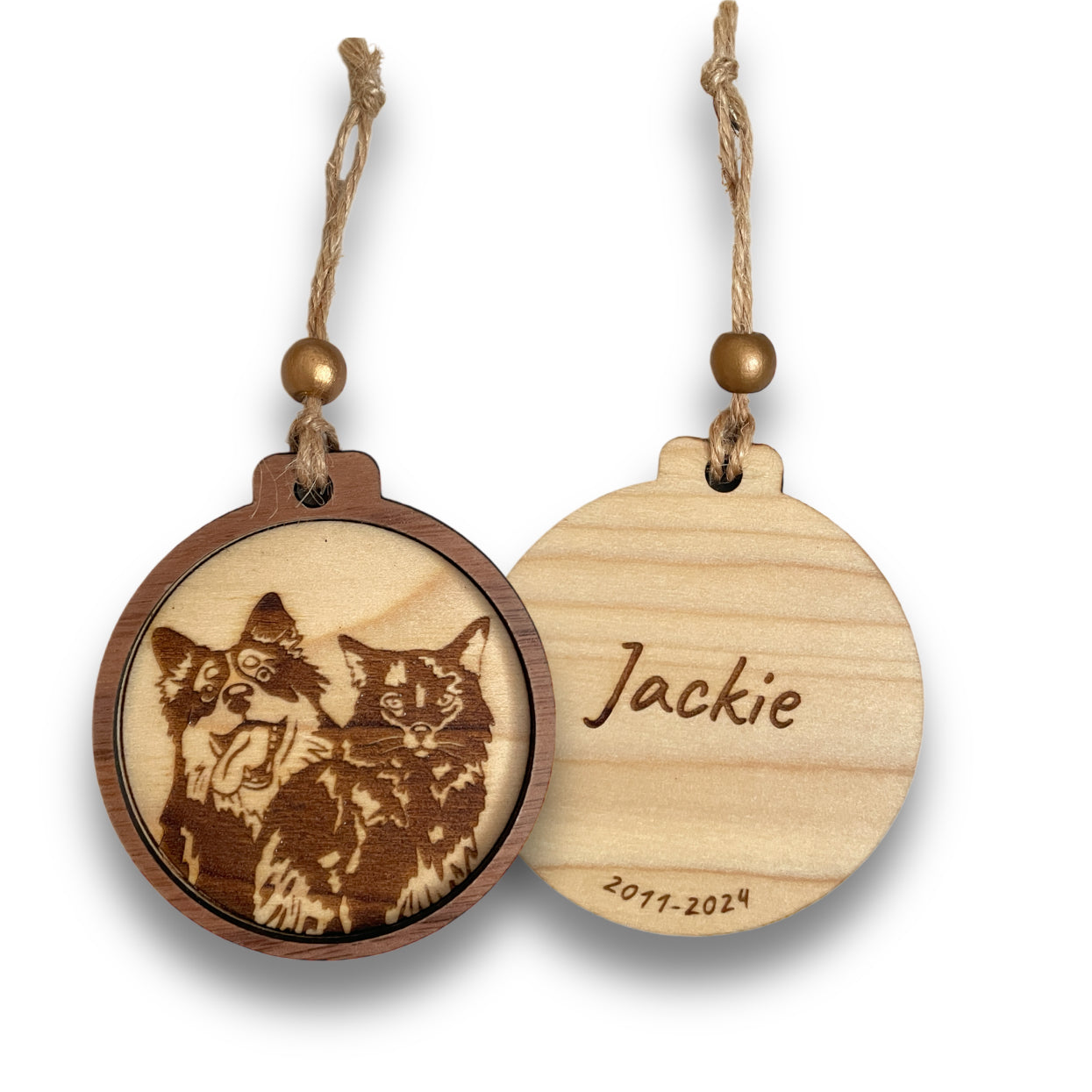 Pet Portrait Ornament