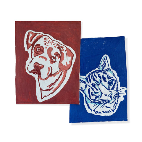 Custom Painted Pet Portrait