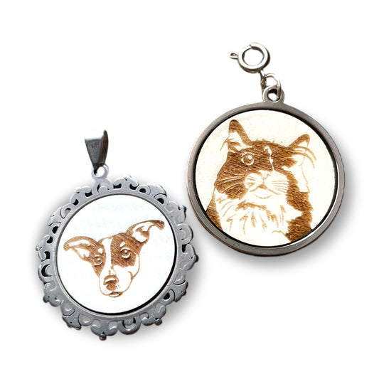 Pet Portrait Pendant