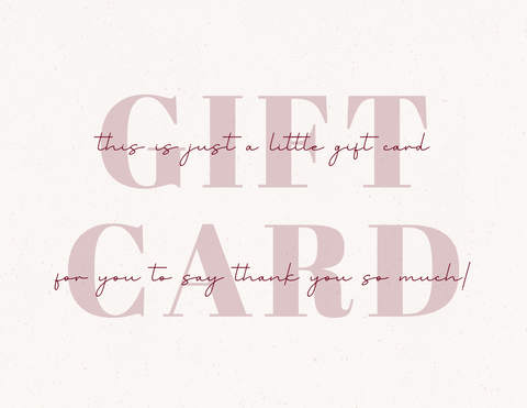 E-Gift Card