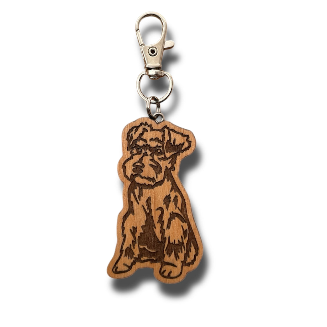 Mini/Standard Schnauzer Keychain