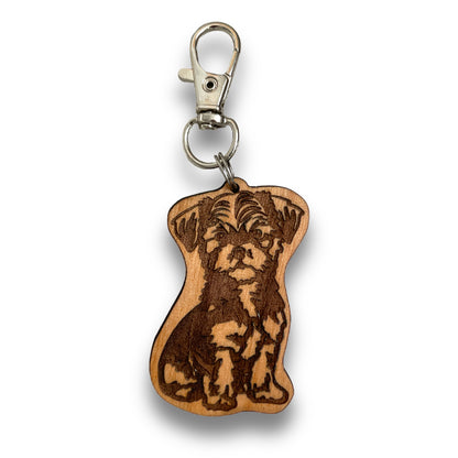 Yorkie Poo Keychain