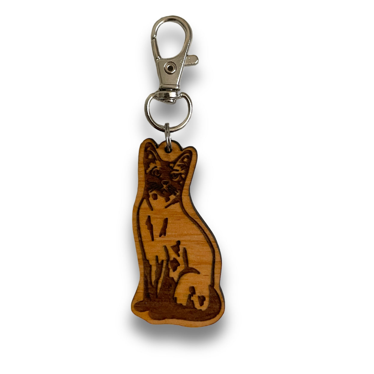 Siamese/Burmese Cat Keychain