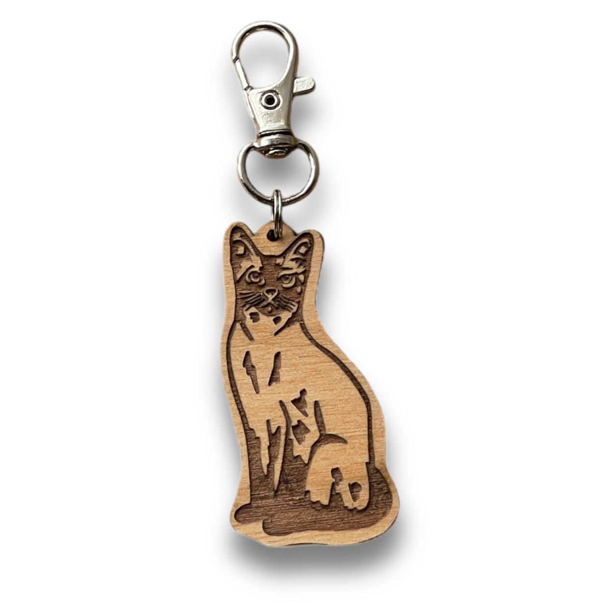 Siamese/Burmese Cat Keychain