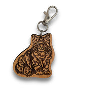 Siberian Cat Keychain