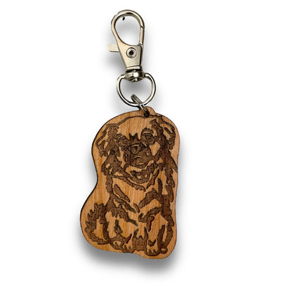 Tibetan Spaniel Keychain