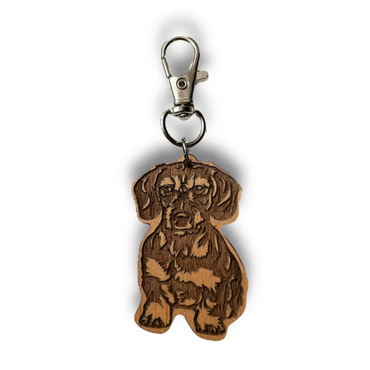 Dachshund (Wire-haired) Keychain