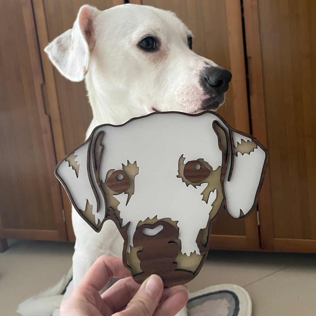 Wooden Pet Portrait