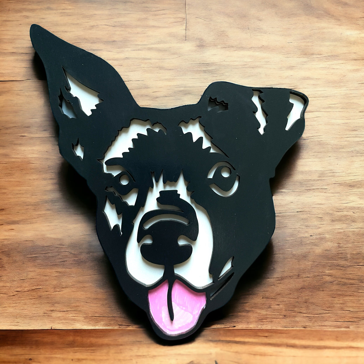 Wooden Pet Portrait