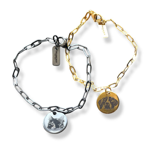 Charm Pet Portrait Bracelet