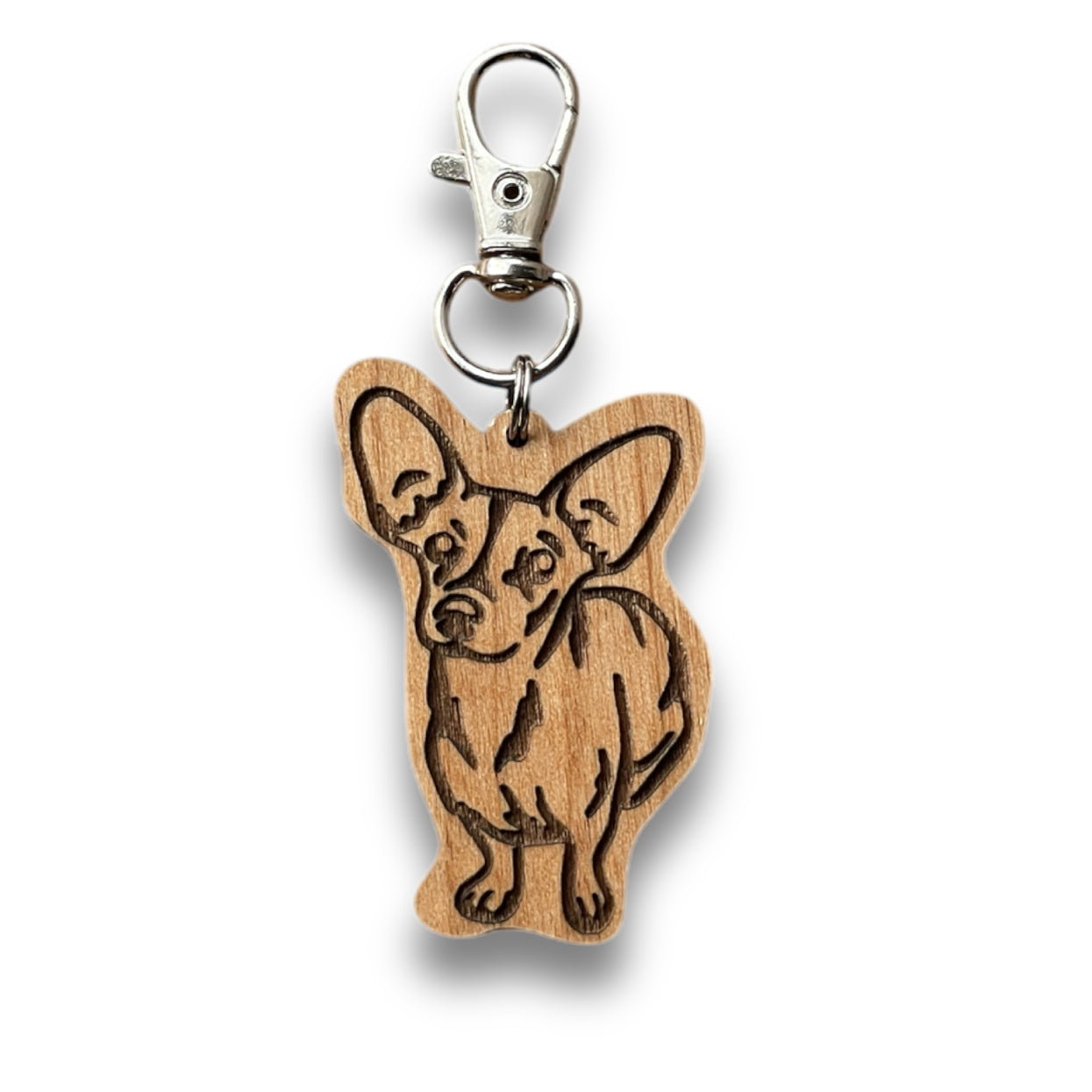 Cheweenie (up ears) Keychain