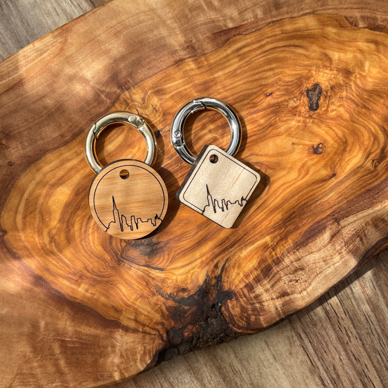 wooden pet tag ids